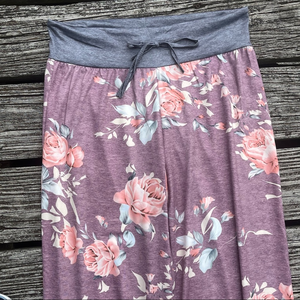 Floral Pajama Bottoms